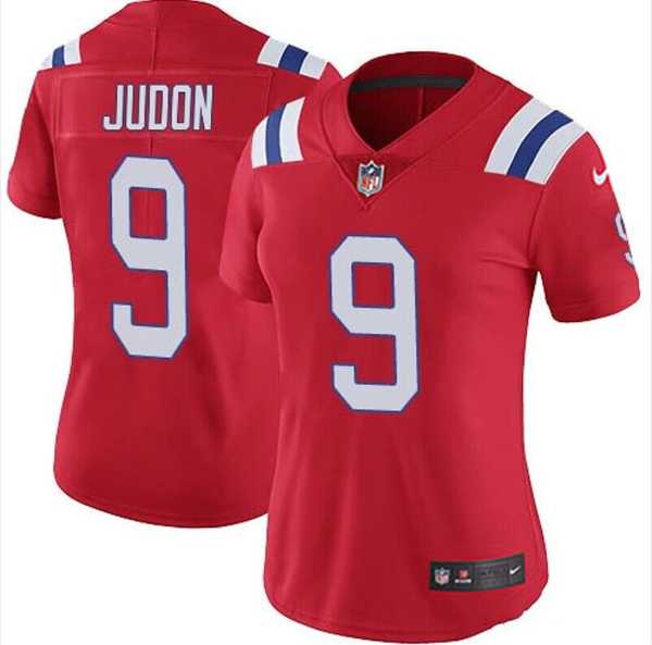 Womens New England Patriots #9 Matt Judon Red Red Vapor Untouchable Limited Stitched Jersey Dzhi